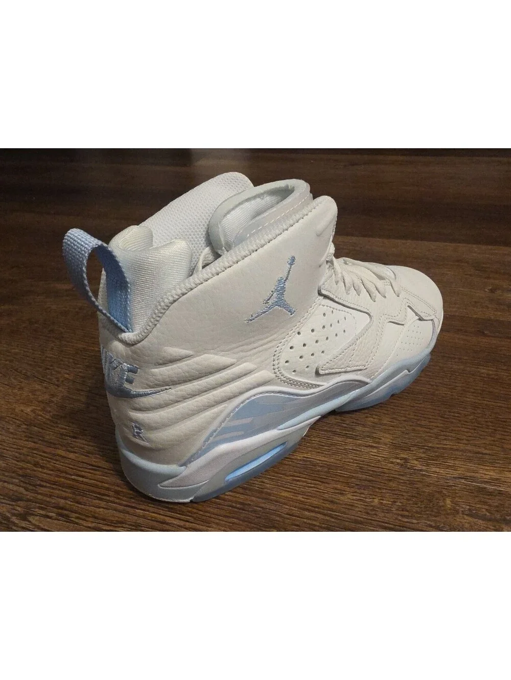 Nike Jordan MVP Sneakers Athletic Kids Shoes US 7Y White & Ice Blue DZ5577-104